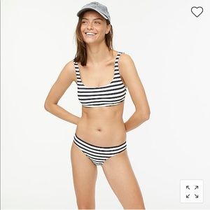 NWT J Crew Scoop bikini top and surf hipster bottom
